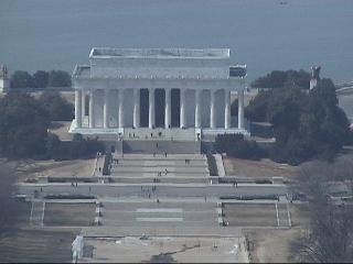 the Lincoln Memorial