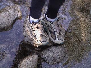 photographer's feet