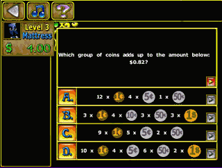 Mongro's Monstrous Money Math Screen Shot