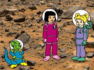 Magic School Bus Lands on Mars Screen Shot